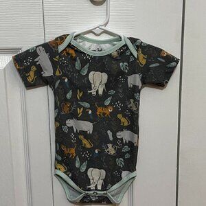 Copper Pearl 6-12m Safari Onesie